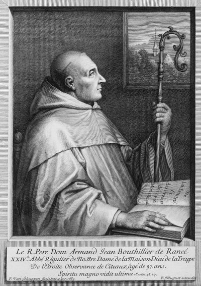 Armand Jean le Bouthillier de Rance by Pierre Louis van Schuppen